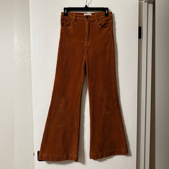 Rollas Eastcoast Flare Tan Corduroy Pants - Picture 3 of 12